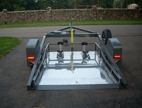 Ramp Less Drop Bed Easy Load Motorcycle Trailer. Plans. PDF. - Etsy UK