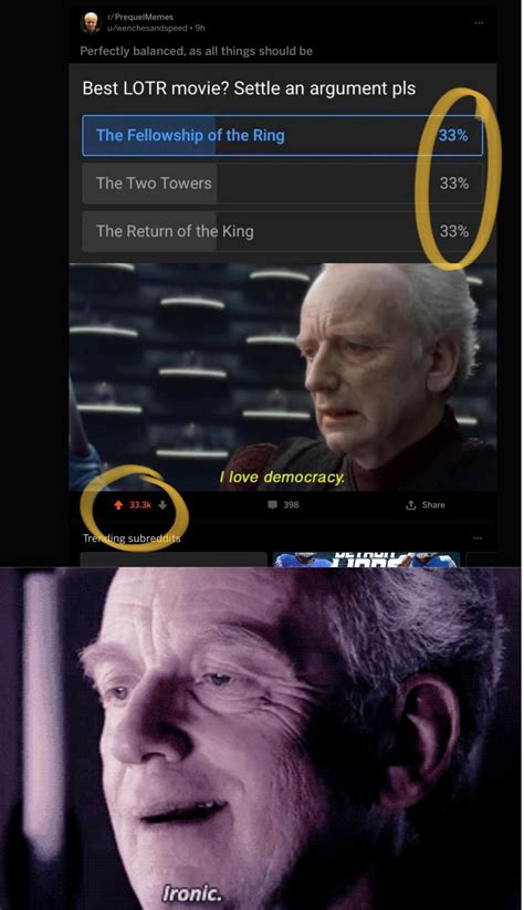 Emperor Palpatine Ironic Meme - Captions Profile