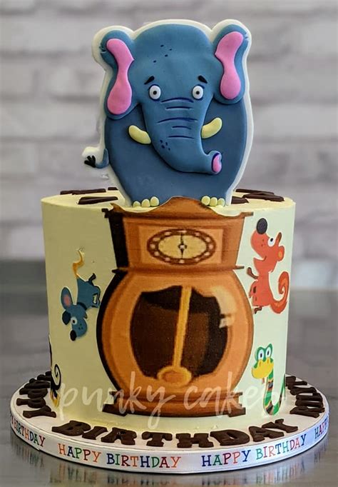 Punky Cakes LLC - "Hickory dickory dock, the elephant sat...