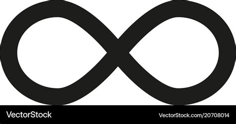 Infinity symbol icons Royalty Free Vector Image