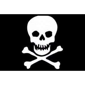 Rebel Flag Skull Crossbones Style 3 Vinyl Sticker Decal confederate