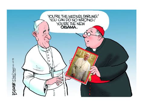 Editorial cartoon Pope Francis TIME POTY | The Week