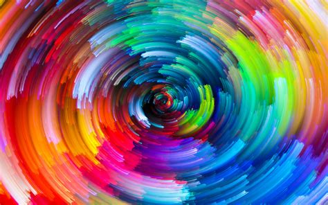 Optical illusion, rainbows, circle, colorful, swirl HD wallpaper ...