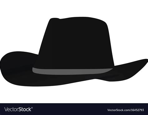 Black hat Royalty Free Vector Image - VectorStock