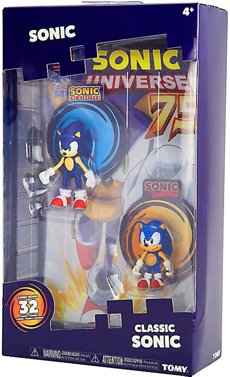 Sonic The Hedgehog Sonic Boom Classic Sonic 3 Action Figure 2-Pack ...