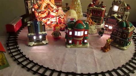 Christmas Village Train Set - YouTube