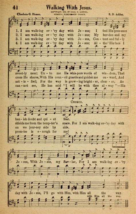 Walking with Jesus - Hymnary.org