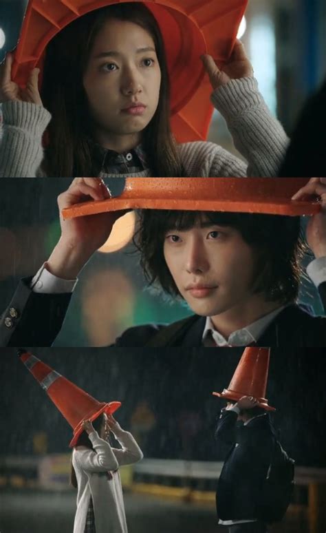 Pinocchio. Cute scene! Park Shin Hye and Lee Jong Suk. K-drama.