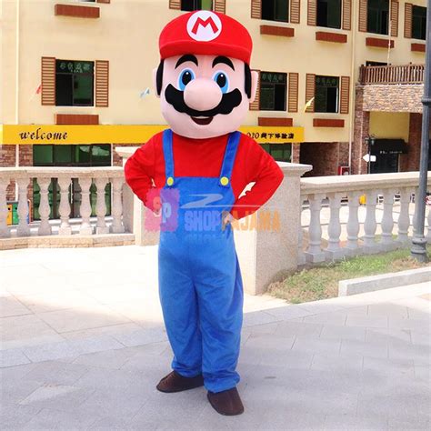 Fashion Game Character Super Mario Cartoon Mascot Costume