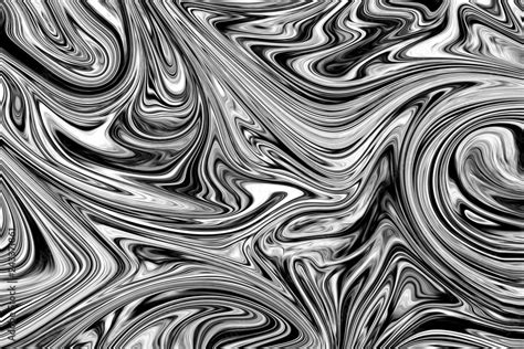 Abstract Gray Black and White Marble Ink Pattern Background. Liquify ...