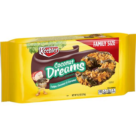 Keebler Fudge Shoppe Coconut Dreams Family Size 13.2oz - Walmart.com ...