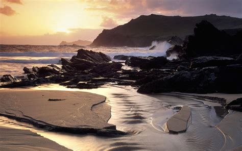 dingle, beaches, 1920x1200, body, ireland, europe, peninsula, water ...