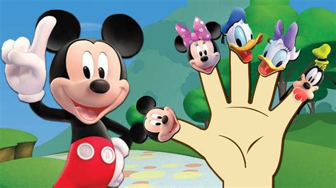 Mickey Mouse Finger Family Nursery Rhymes Lyrics #MickeyMouse - YouTube