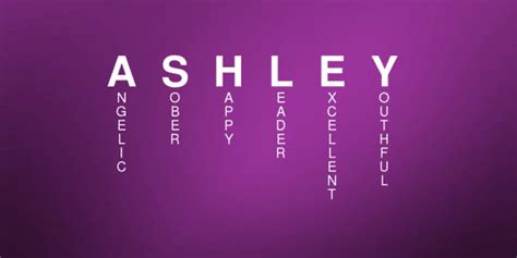 Meaning of the name ASHLEY | Ashley name, Anniversary cards for ...