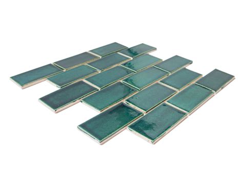 2"x4" Blue Green Subway Tile | Tile Backsplash – Mercury Mosaics