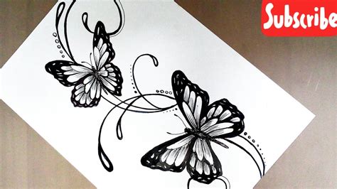 Butterfly Tattoo Drawings