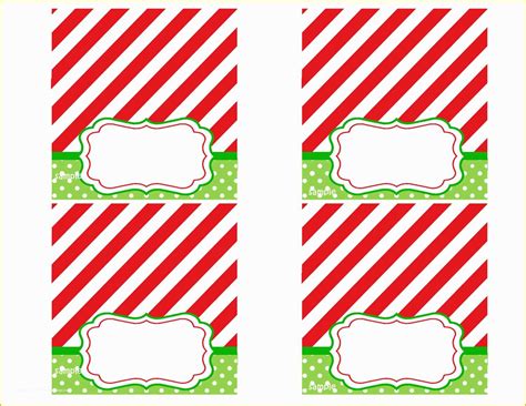 Free Printable Christmas Table Place Cards Template Of Place Cards ...