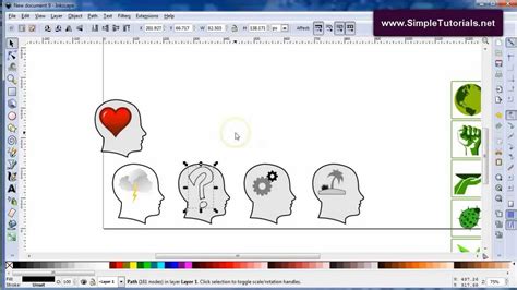 Inkscape Vector Graphics Editor Tutorial - YouTube