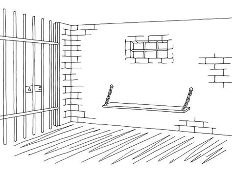 590+ Drawing Of A Jail Cells Stock Illustrations, Royalty-Free Vector ...