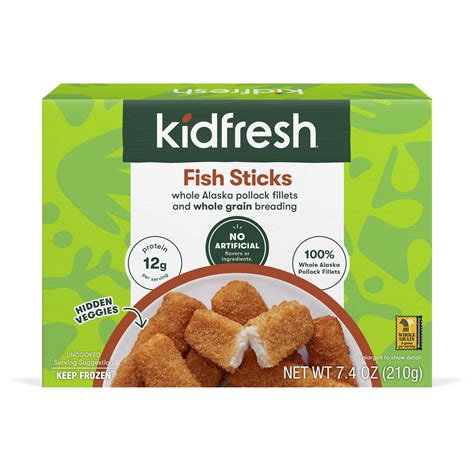 Kidfresh Fish Sticks, 7.4 OZ - Walmart.com - Walmart.com