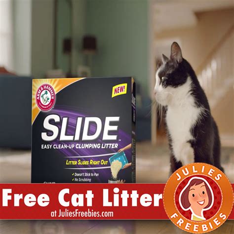 Free Arm and Hammer Slide Cat Litter (After Rebate) - Julie's Freebies