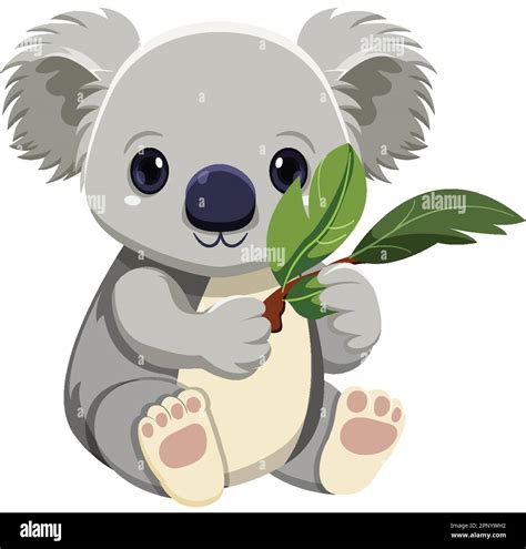 Cute koala cartoon character illustration Stock Vector Image & Art - Alamy