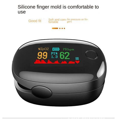 Fingernail-Type Oximeter Gem TFT Fingertip Oximeter Saturation Finger ...