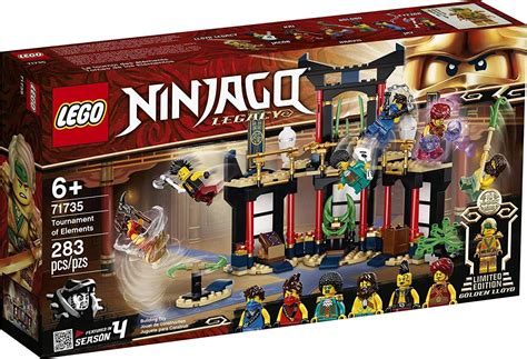 Amazon.com: LEGO NINJAGO Legacy Tournament of Elements 71735 Temple Toy ...