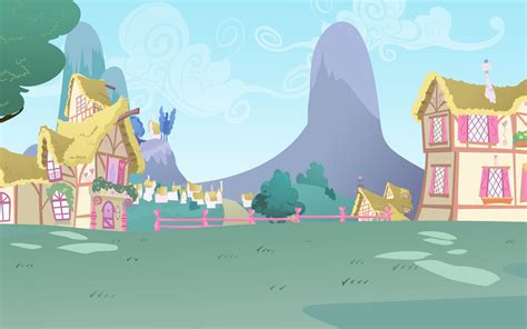 Ponyville Background | My little pony characters, Little pony, Pony