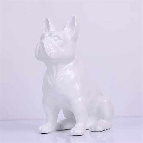 Resin Statue French Bulldog Sculpture Home - Temu