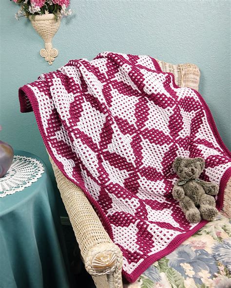 Ravelry: Wedding Ring Blanket pattern by Susan Lowman