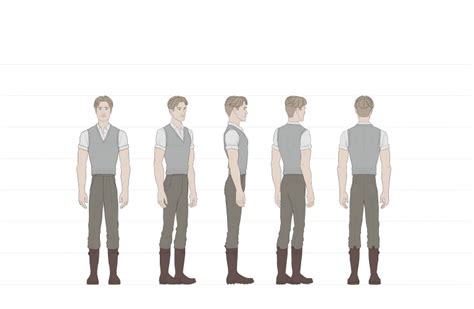 Character Turnaround Sheets from the Comic, "Kindred Not"