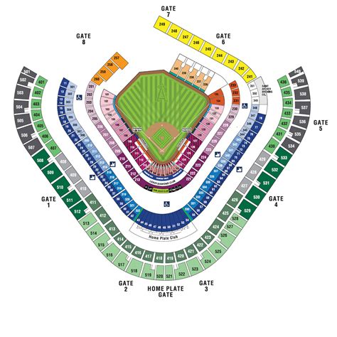 Anaheim Angels Stadium Seating View – Two Birds Home