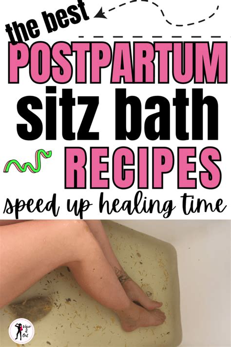 Postpartum Sitz Bath Recipe Roundup and DIYs