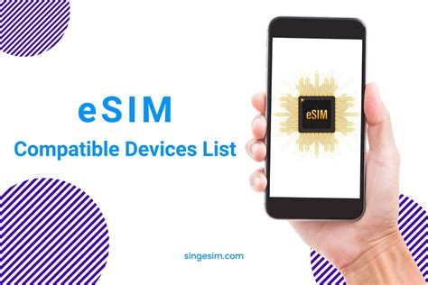 Singapore eSIM Compatible Devices List - Singapore eSIM