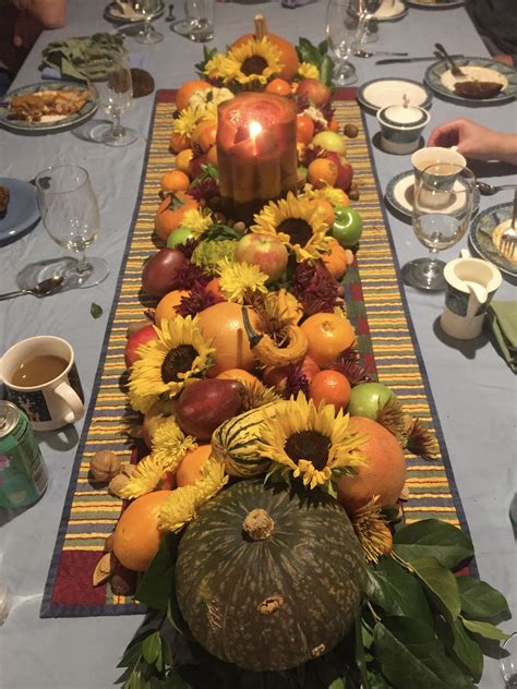 Thanksgiving Centerpiece 2017 | Thanksgiving centerpieces, Decor, Table ...