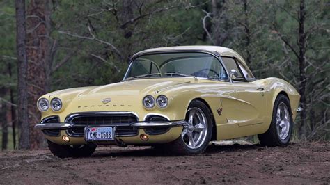 1962, Chevrolet, Corvette, c1 , Convertible, Cars, Yellow Wallpapers HD ...