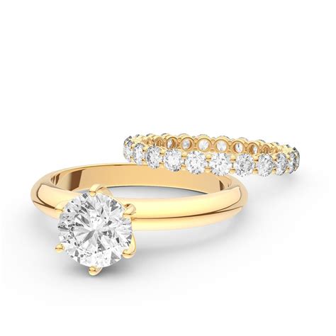 Yellow Gold Wedding Rings With Diamonds - Wedding Rings Sets Ideas