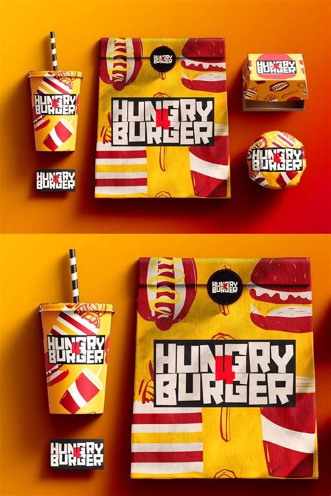 Fast Food Branding & Packaging Design Inspiration