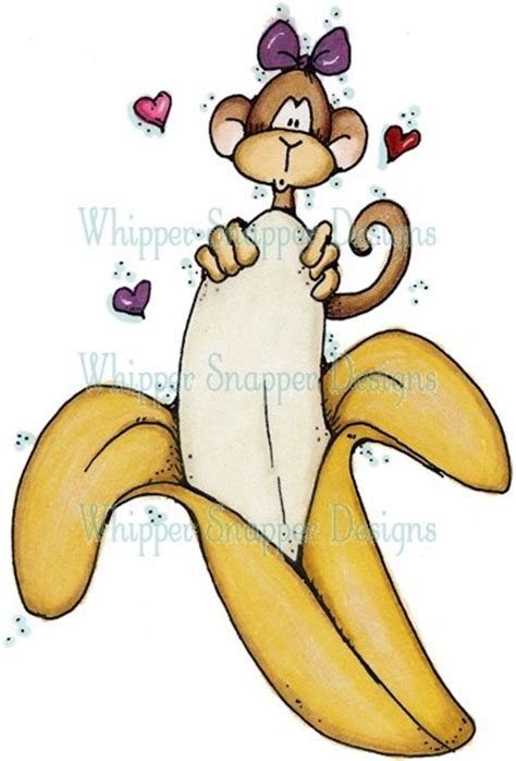 Monkey & Banana | Banana art, Drawing for kids, Cute monkey