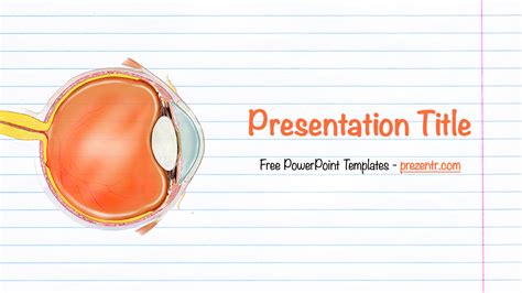 Free Human Eye PowerPoint Template - Prezentr