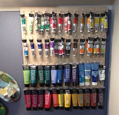 Diy paint tube organizer – Artofit