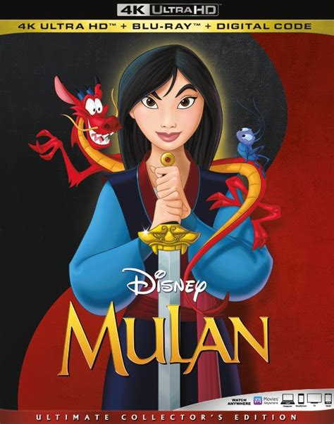 Mulan [Includes Digital Copy] [4k Ultra Hd Blu-Ray/Blu-Ray] [1998 ...