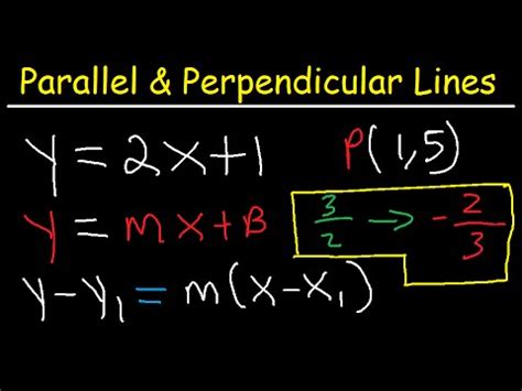 Equation Of Line Perpendicular And Passing Through Point - Tessshebaylo