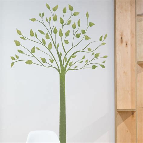 Large Tree Wall Stencil - Large Wall Stencil - Tree Wall Stencils ...