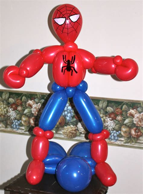 Spiderman Balloon Character | My Balloon Work | Pinterest | Spiderman ...