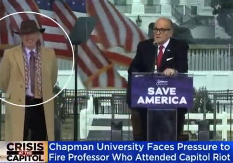 Chapman University President Refuses to Fire Prof Who Spoke at Trump DC ...