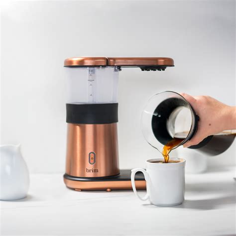 8 Cup Pour Over Coffee Maker, Satin Copper - BRIM