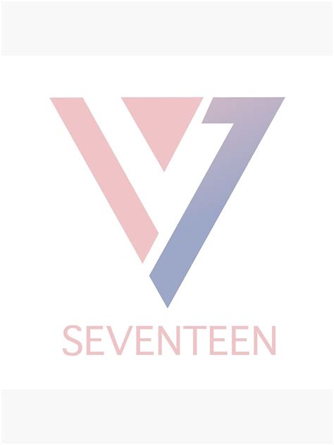 "Seventeen KPOP SVT Carats Logo Design " Photographic Print for Sale by ...