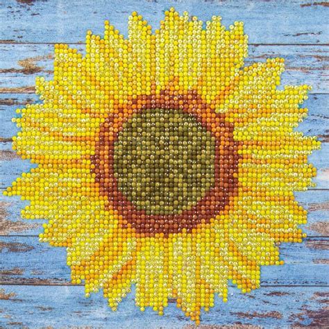 Leisure Arts Beginner Sunflower Diamond Art Kit | Michaels